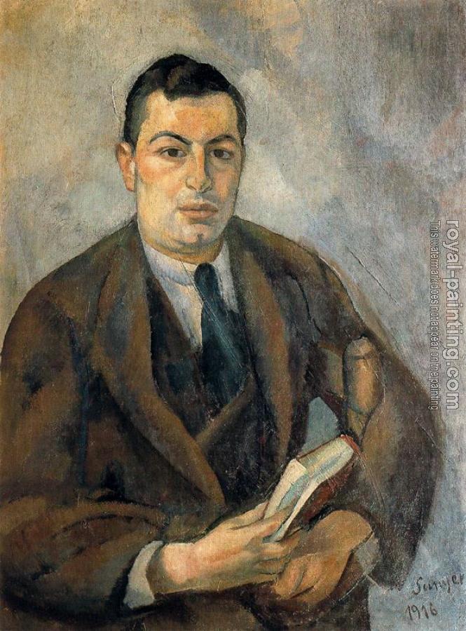 Joaquim Sunyer De Miro : Retrato del poeta Trinitat Catasus
